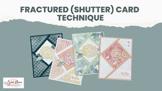 Fractured Card Making Techniques  3 Ways