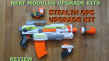 [REVIEW] Nerf Modulus Kits: Stealth Ops Upgrade Kit - Unboxing, Review, and Red Dot Firing Test