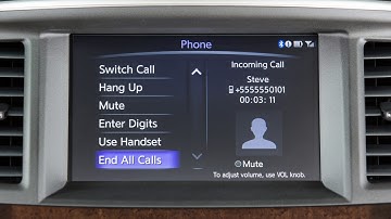 2019 INFINITI QX80 - Making, Receiving and Ending a Call