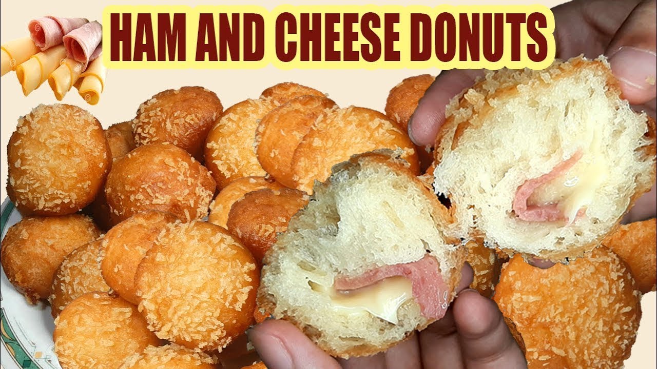 HAM AND CHEESE DONUT BALLS NEGOSYONG PATOK HOW TO MAKE FRIED DONUTS