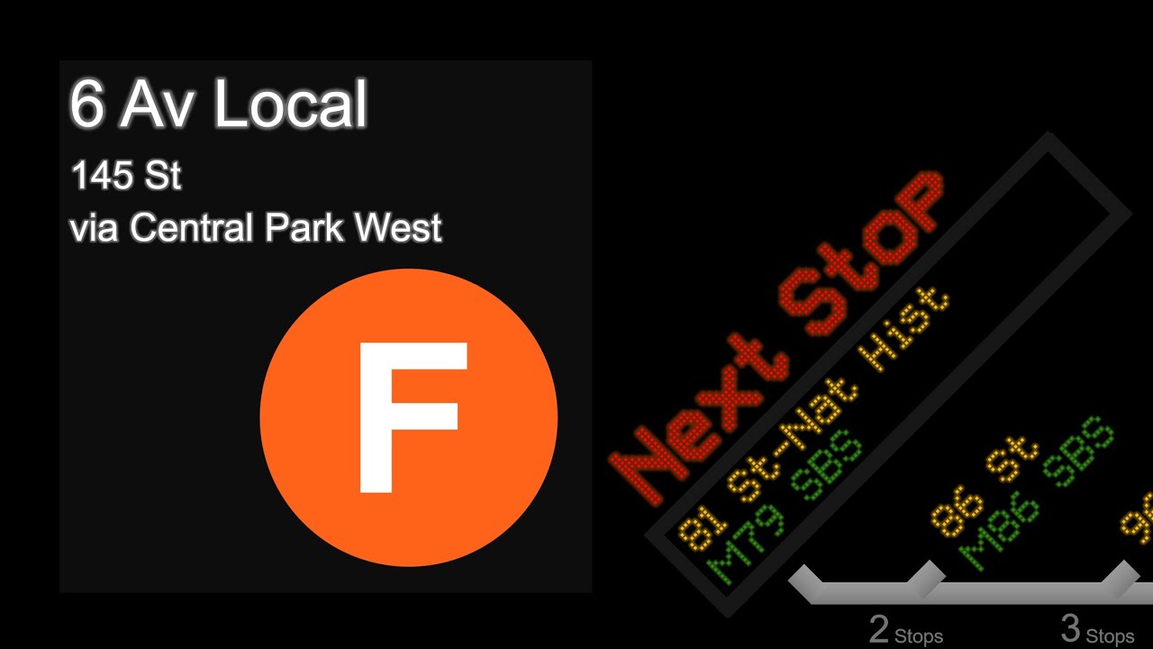 [CUSTOM] F train Announcement to 145 St, via Central Park W