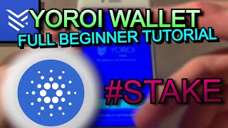 Easiest Way To Store And STAKE Cardano (Yoroi Wallet Beginner Tutorial) | Delegate To Staking Pools!