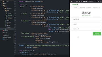 ClojureScript for React Developer - 16. Reitit Nested Routing + Profile Page