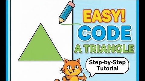 How to Draw a Triangle in Scratch | Step-by-Step Coding Tutorial with Math Logic!
