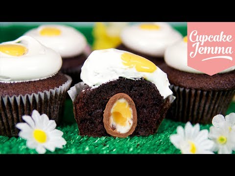 Easter Creme Egg Cupcake Recipe  Cupcake Jemma