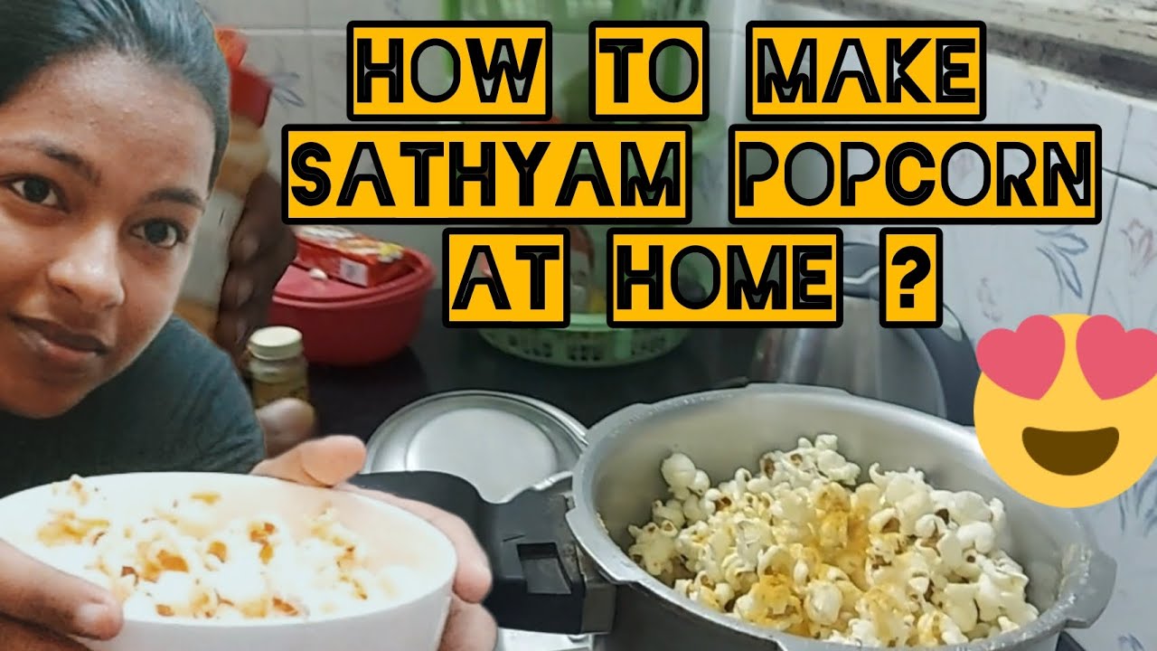 How to make pvr popcorn at home ? pvr popcorn sathyampopcorn YouTube