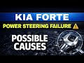 Kia Forte Power Steering Failure - Potential Causes Explained