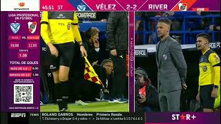 Vélez 2 - River 2 | Últimos Minutos/SportSCenter | Espn