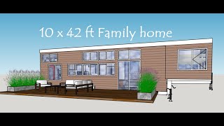 10x42 ft Goose neck Tiny house