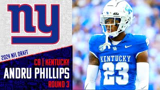 New York Giants Fan Reacts to Andru Phillips 2024 NFL Draft Pick