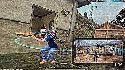 1v1 custom gameplay with random player only headshot 👑🗿 #video #viral #freefire