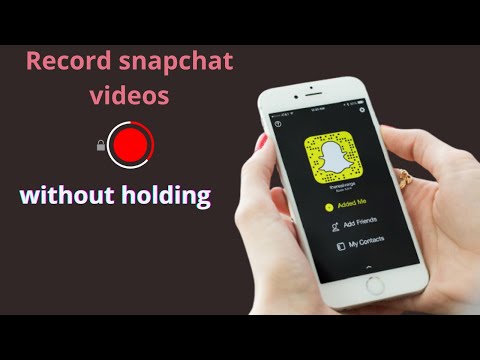 How to Video Snapchat without holding using android phone// record snapchat without holding android