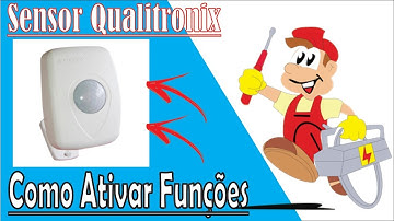 🎯 Como ATIVAR FUNÇÕES SENSOR DE PRESENÇA Qualitronix