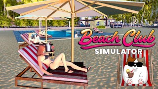 Beach Club Simulator 2024 First Look! | Those Sharks are Brutal!