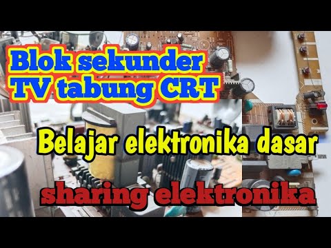 Bagian tegangan B+ tv CRT || sharing seputar elektronik @multyteknikaelektro9486