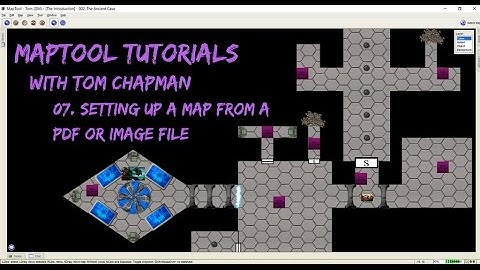 MapTool Tutorial - 07. Setting up a Map from a PDF or Image File