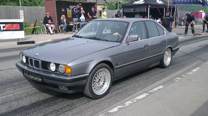 BMW 535i E34 3.4T HX40Super 1/8 mile
