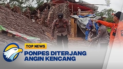 Ponpes Roboh Diterjang Angin Kencang
