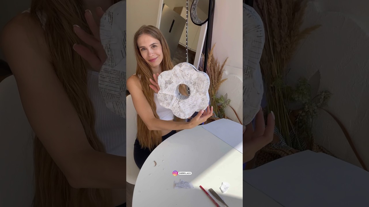 DIY Flower vase 🌷🎀🌸 