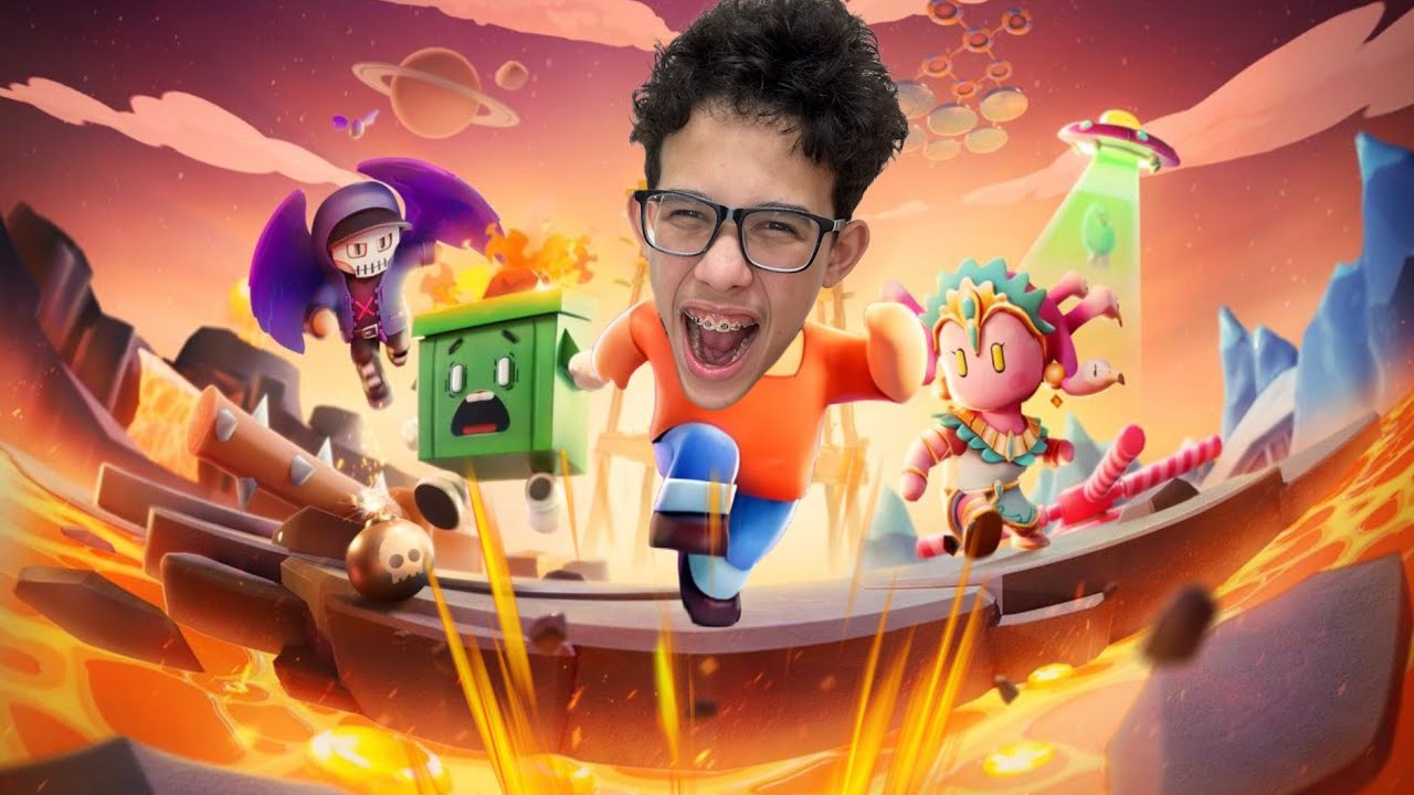 O CHÃO VIROU LAVA NO STUMBLE GUYS!