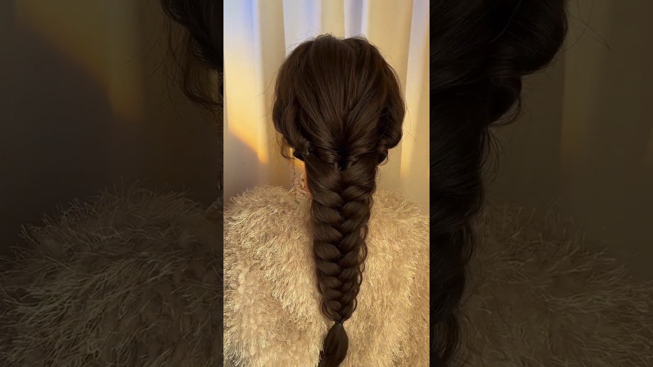 1 Minute Easy hairstyle 😍 