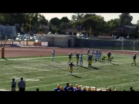 2 point conversion, pass to Moran