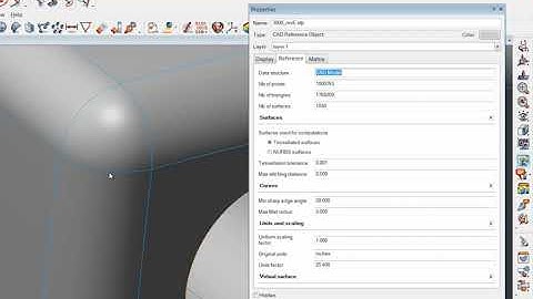 PolyWorks: Importing CAD with Tessellation