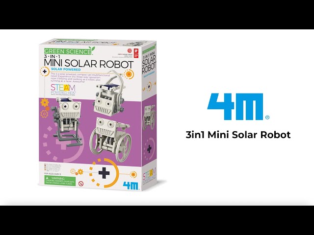 Green Science - Mini Robot Solaire 3 en 1