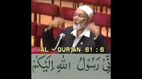 What Jesus Christ [PBUH] Said About Prophet Muhammad ﷺ || Sheikh Ahmad Deedat #ahmaddeedat