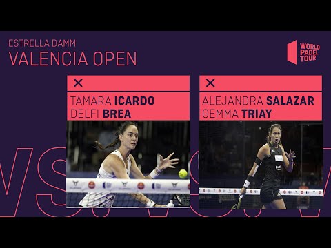 Resumen Final Femenina Icardo/Brea Vs Salazar/Triay Estrella Damm València Open
