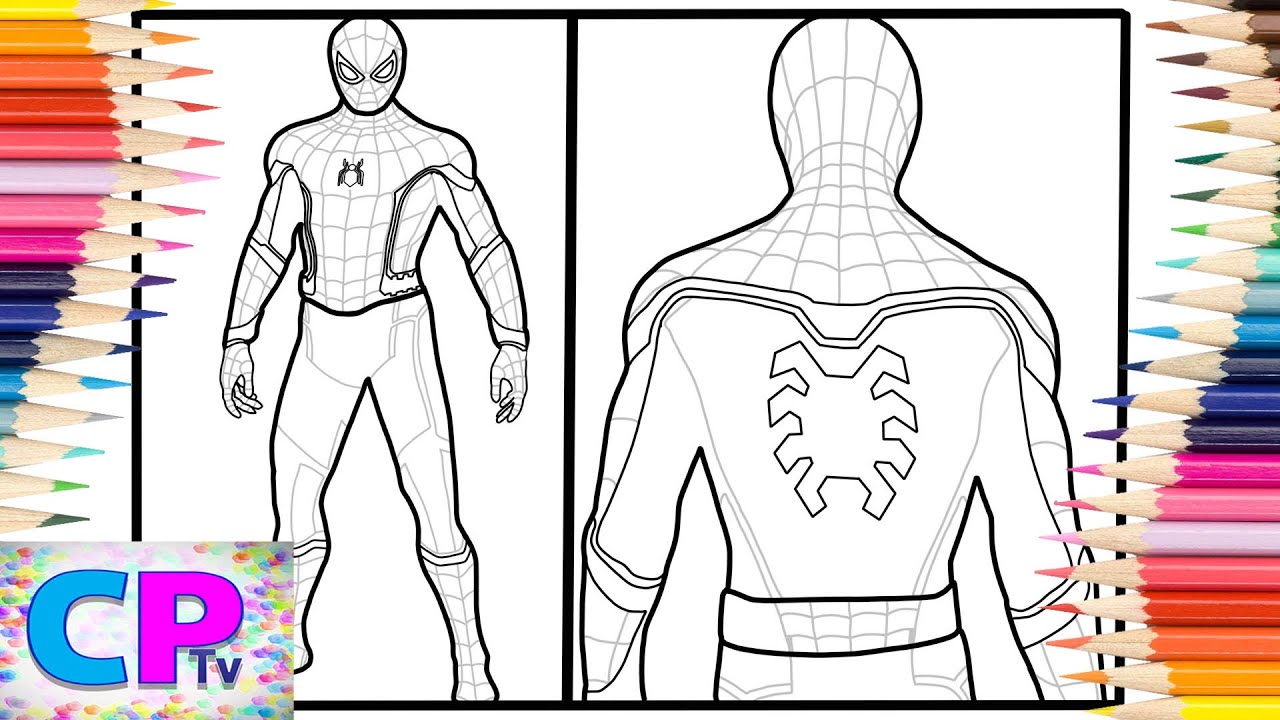 96  Coloring Pages Spiderman  Best Free