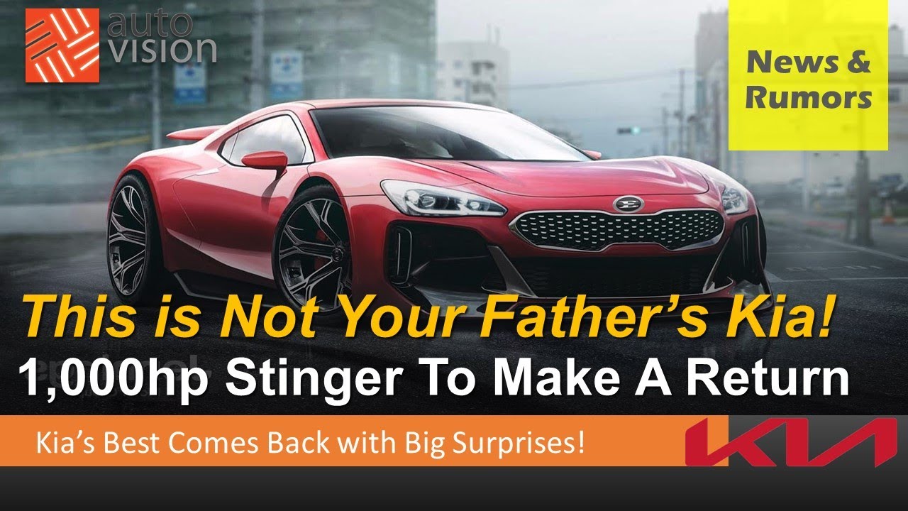 Kia Stinger is coming back and it will shock you! Brace yourself for 1000 hp Hybrid Supercar!