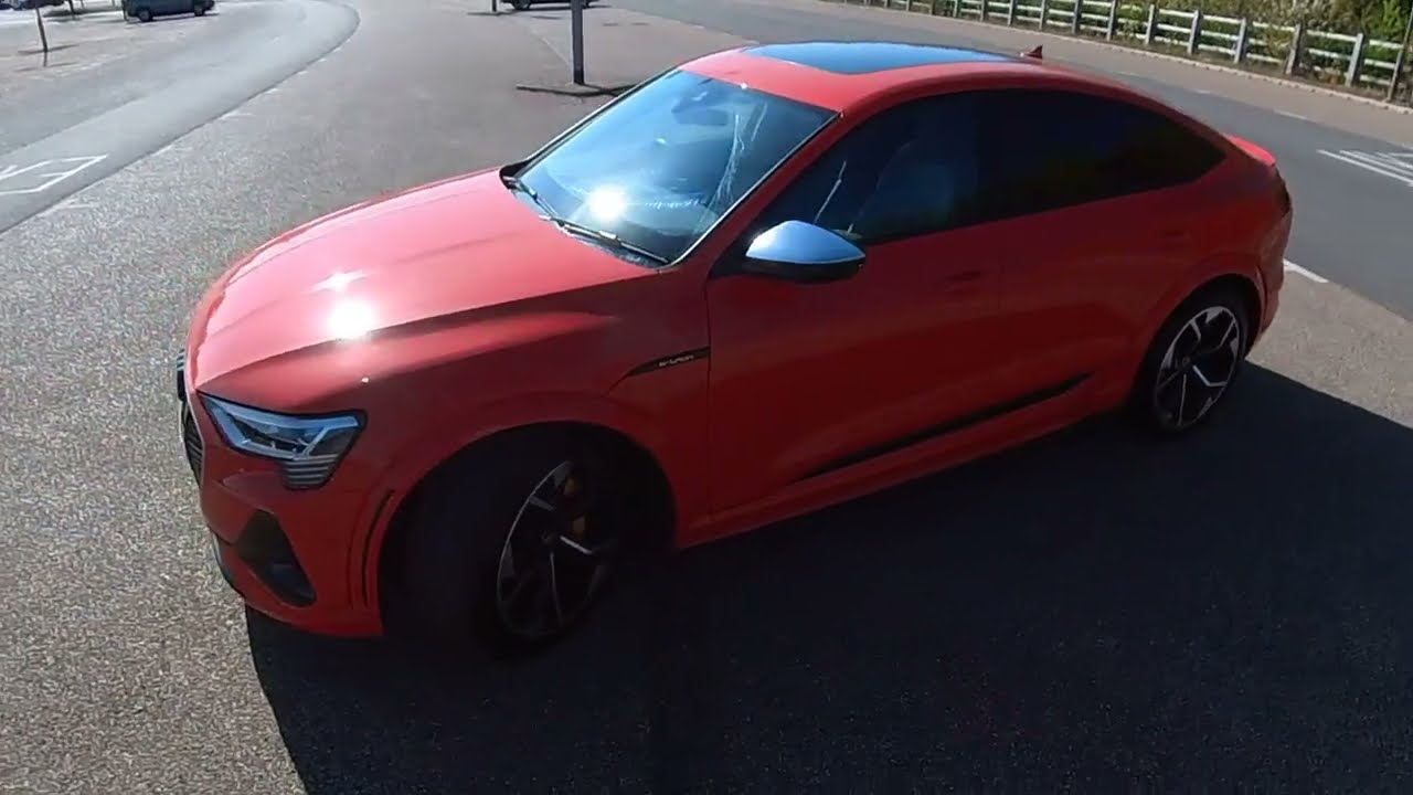 Audi e-tron S Sportback in stunning Catalunya Red