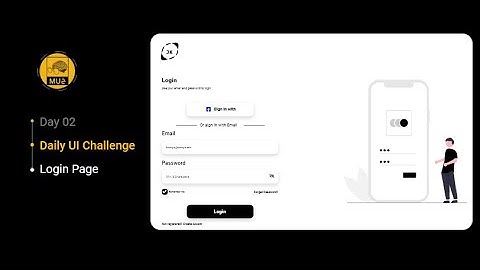Daily UI Challenge - Day 02 - Login Page