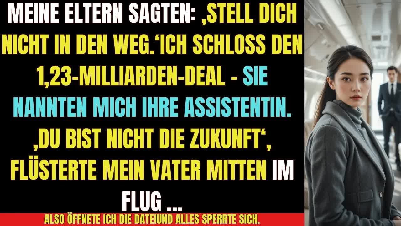 „Meine Eltern sagten： ‚Stell dich nicht in den Weg‘ – also stoppte ich den Milliarden Deal“