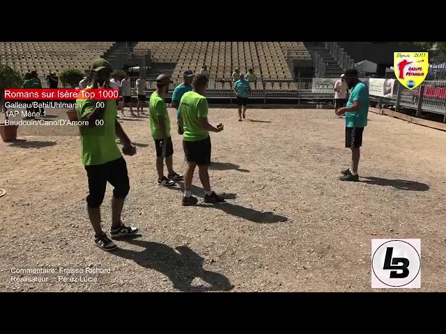 Miniature de la vidéo : Top1000 Romans-Sur-Isère 1er AP Galleau vs Cano