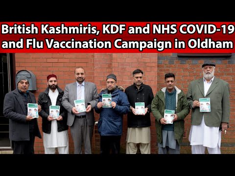 British Kashmiris, KDF and NHS COVID-19 and Flu Vaccination Campaign in Oldham