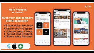 Flutter Company Profile Application - IOS and Android -Demo screenshot 2