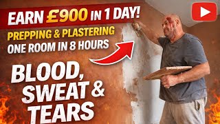 I Made 900 In One Day Plastering 1 Room 8 Hours Work