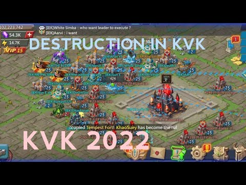 Destroying Targets In KVK - Lords Mobile - YouTube