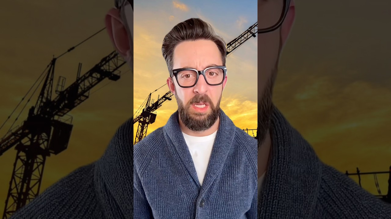 Engineer in Shock 😱 0108 #adamrose #construction #engineering #workers
