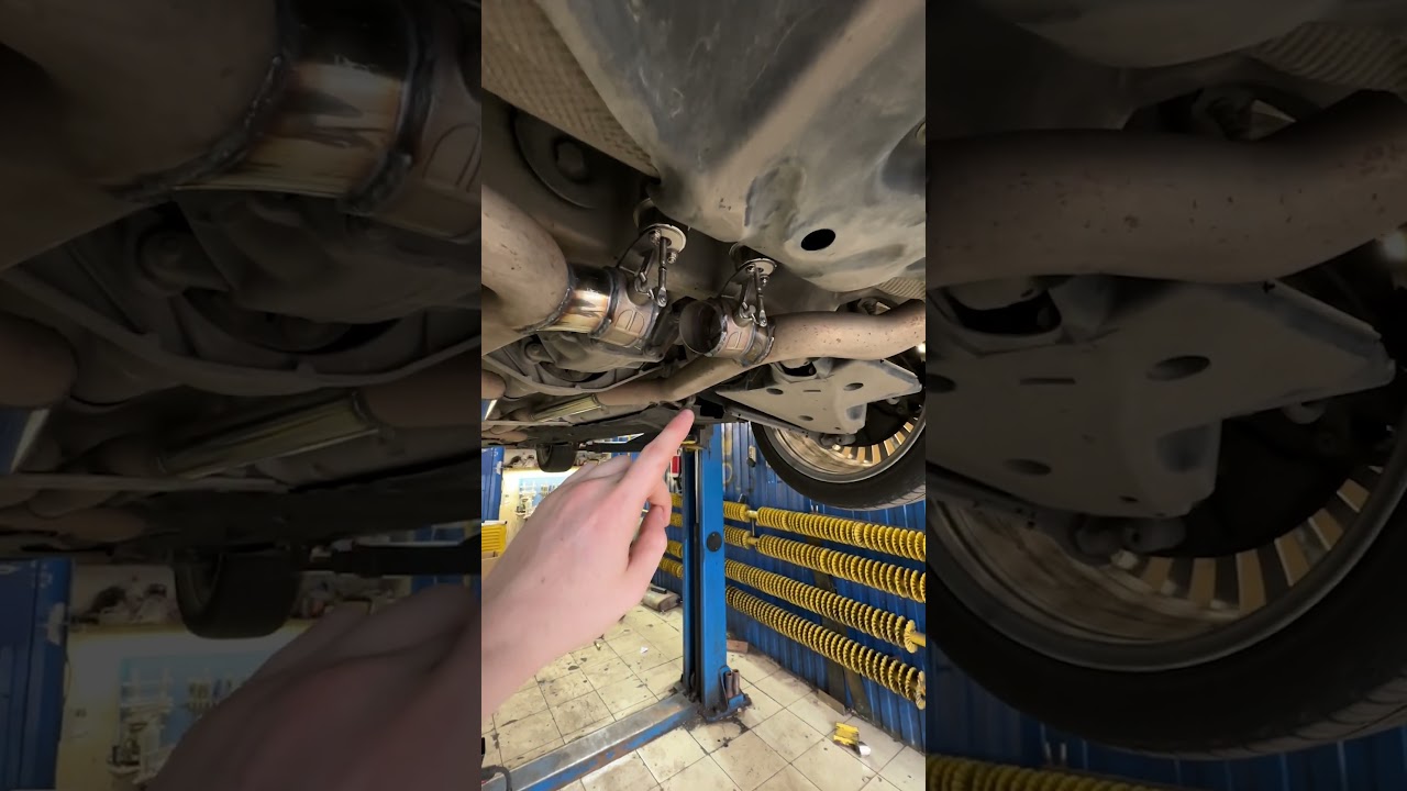 Кастомный Выхлоп на Mercedes w222 4.7  