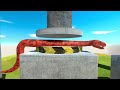 Reptiles or dinosaurs  who escaped from hydraulic press  animal revolt battle simulator