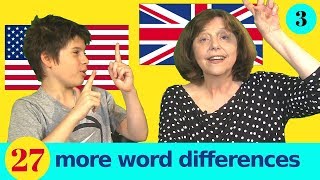 27 more British and American English word differences