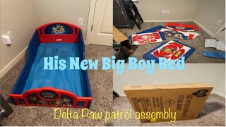 My Sons 1st Bed | Delta Paw Patrol Assembly 2025