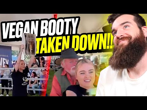 Vegan Booty Attacked By Angry Farmer