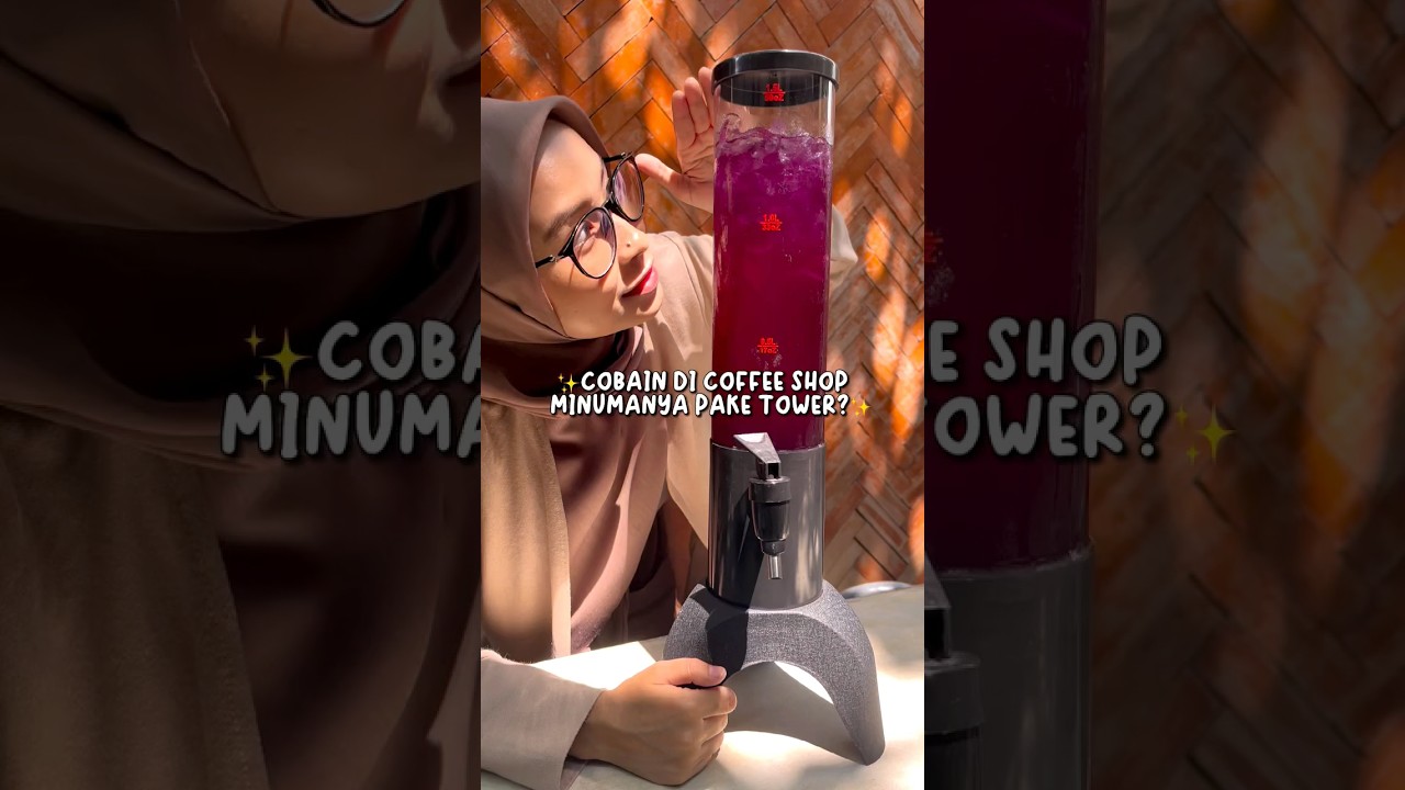 Nongkrong di Coffee Shop Minumanya Pake Tower