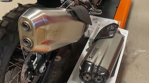 AKRAPOVIC KTM SUPER ADVENTURE 1290 r 2023 😍with/without bb killer