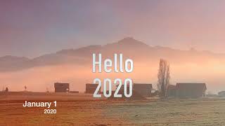 The last Sunset of 2019 - The First Sunrise of 2020, New Years Morning!