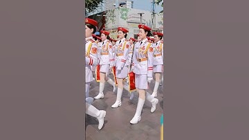 Cận cảnh Khối Nữ Quân Nhạc với Visual như Hoa Hậu #50namgiaiphongmiennam